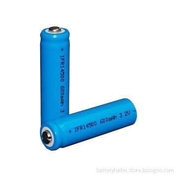 Rechargeable LiFePO4 Battery, 600mAh Capacity 3.2V Voltage
